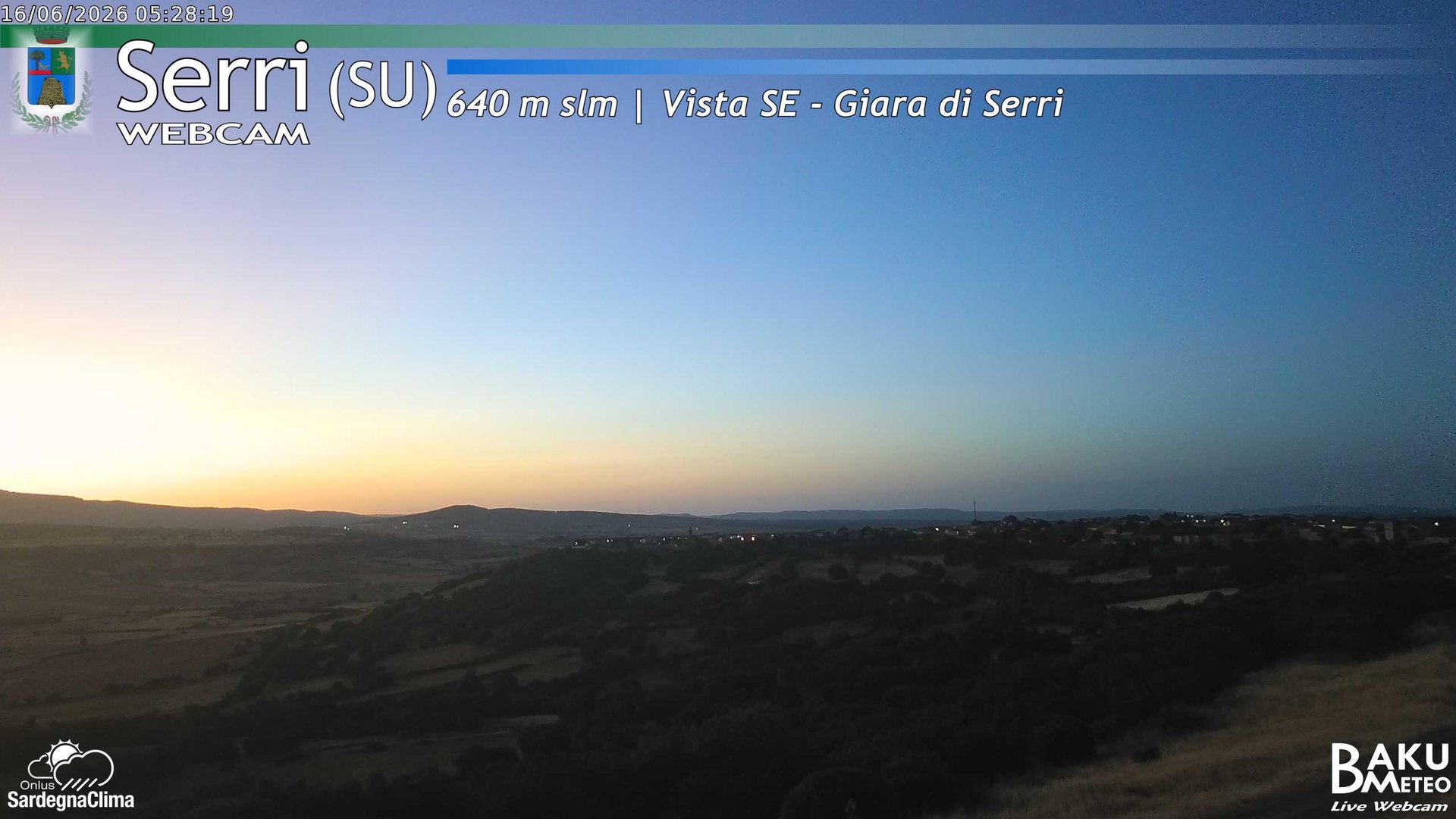time-lapse frame, Serri webcam