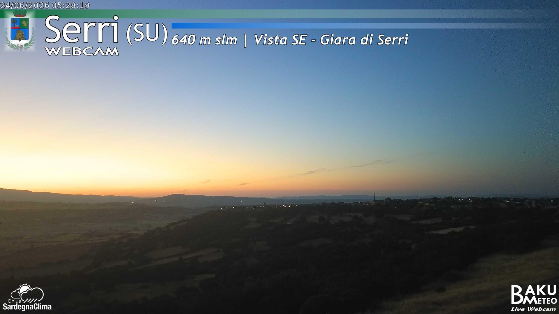 time-lapse frame, Serri webcam