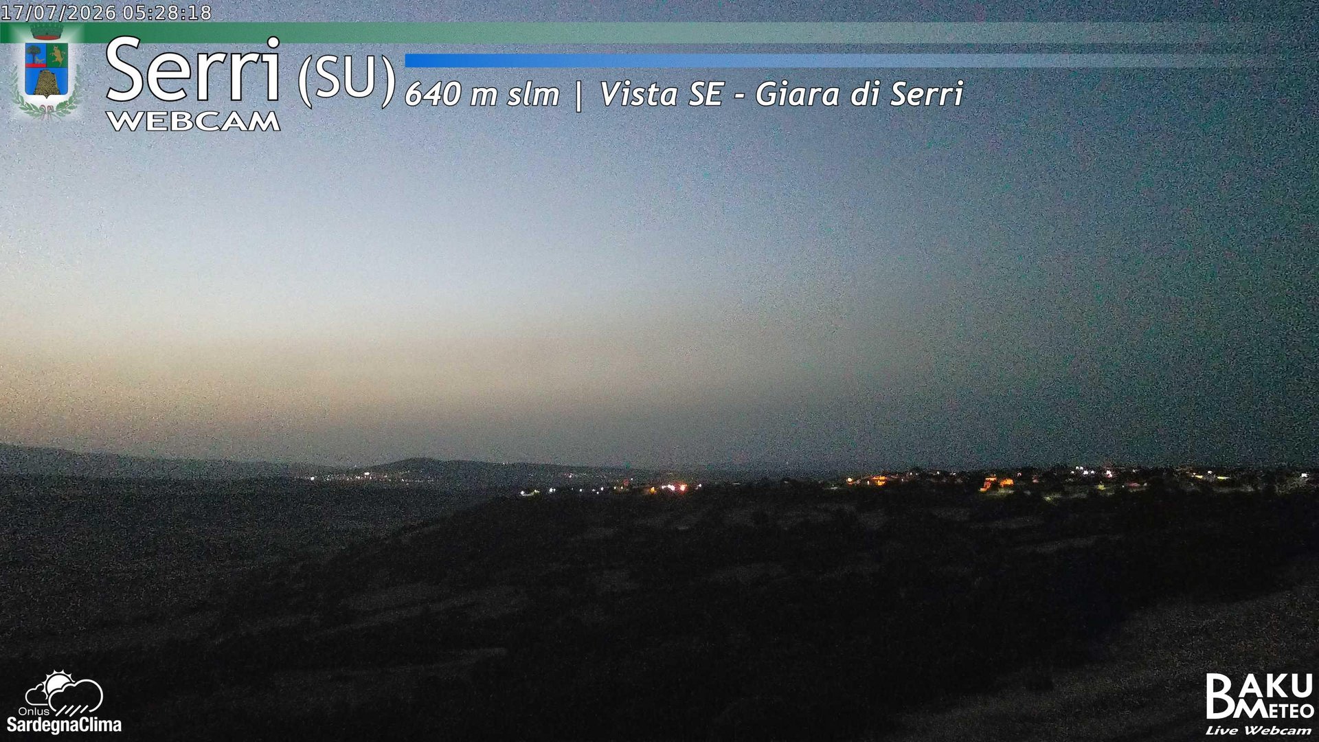 time-lapse frame, Serri webcam