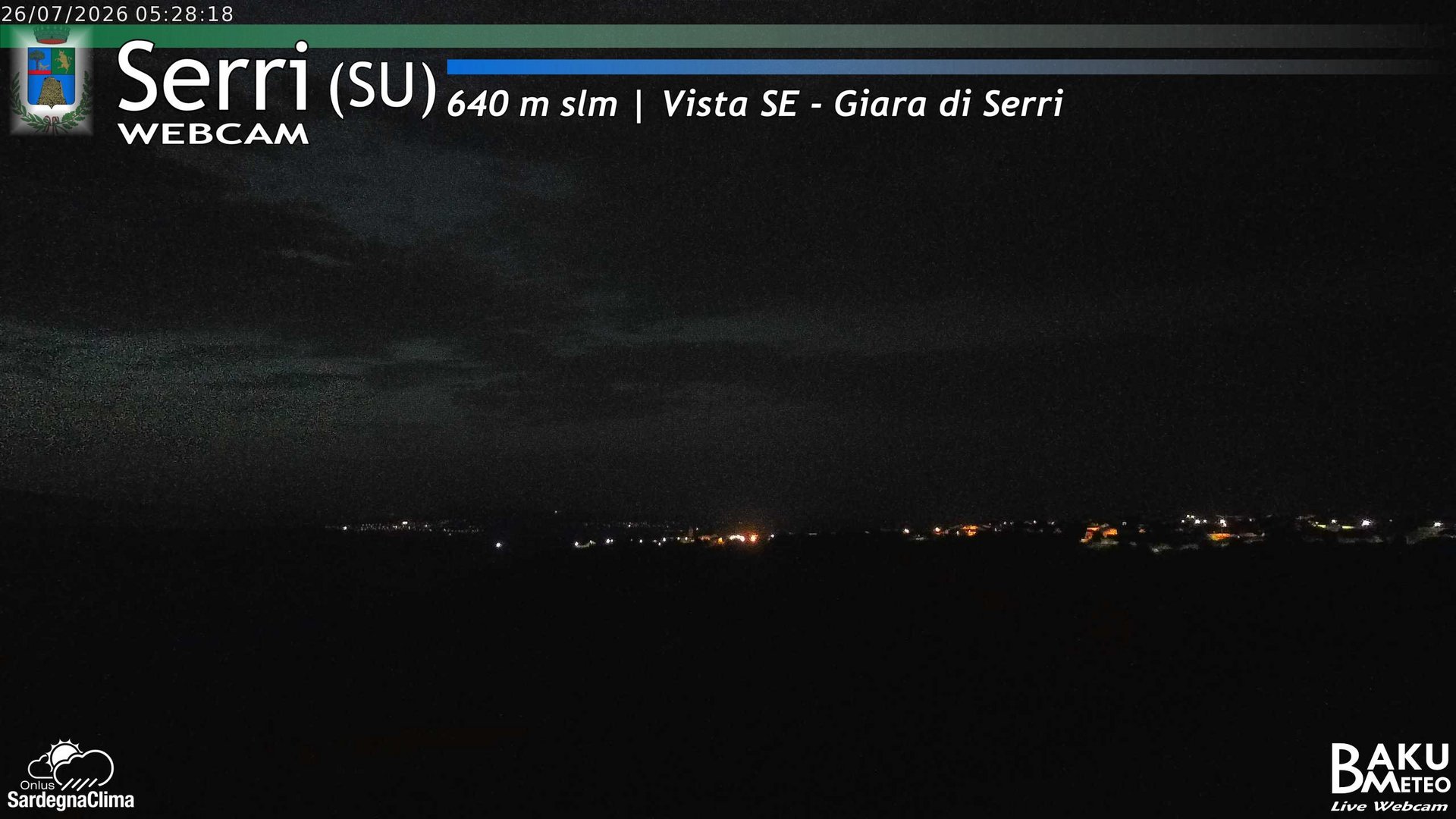 time-lapse frame, Serri webcam