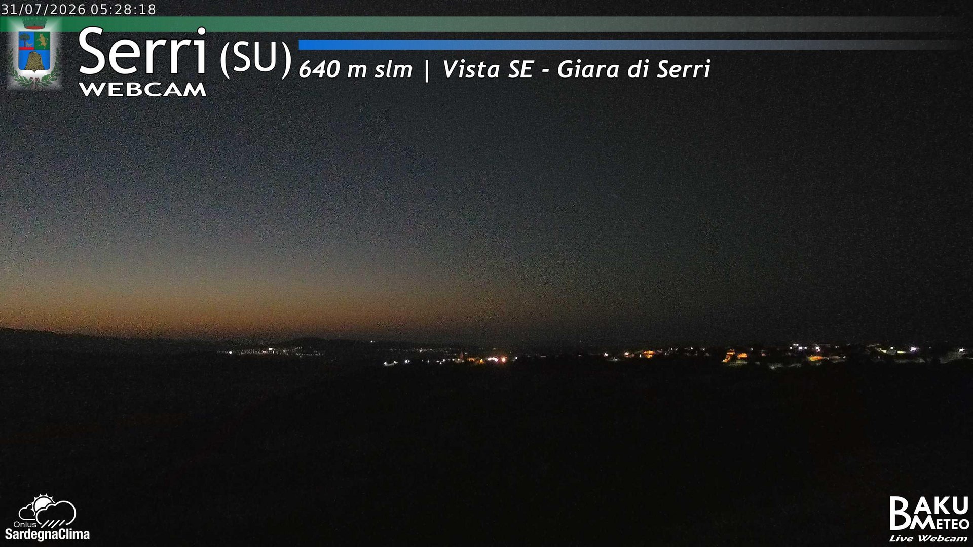 time-lapse frame, Serri webcam