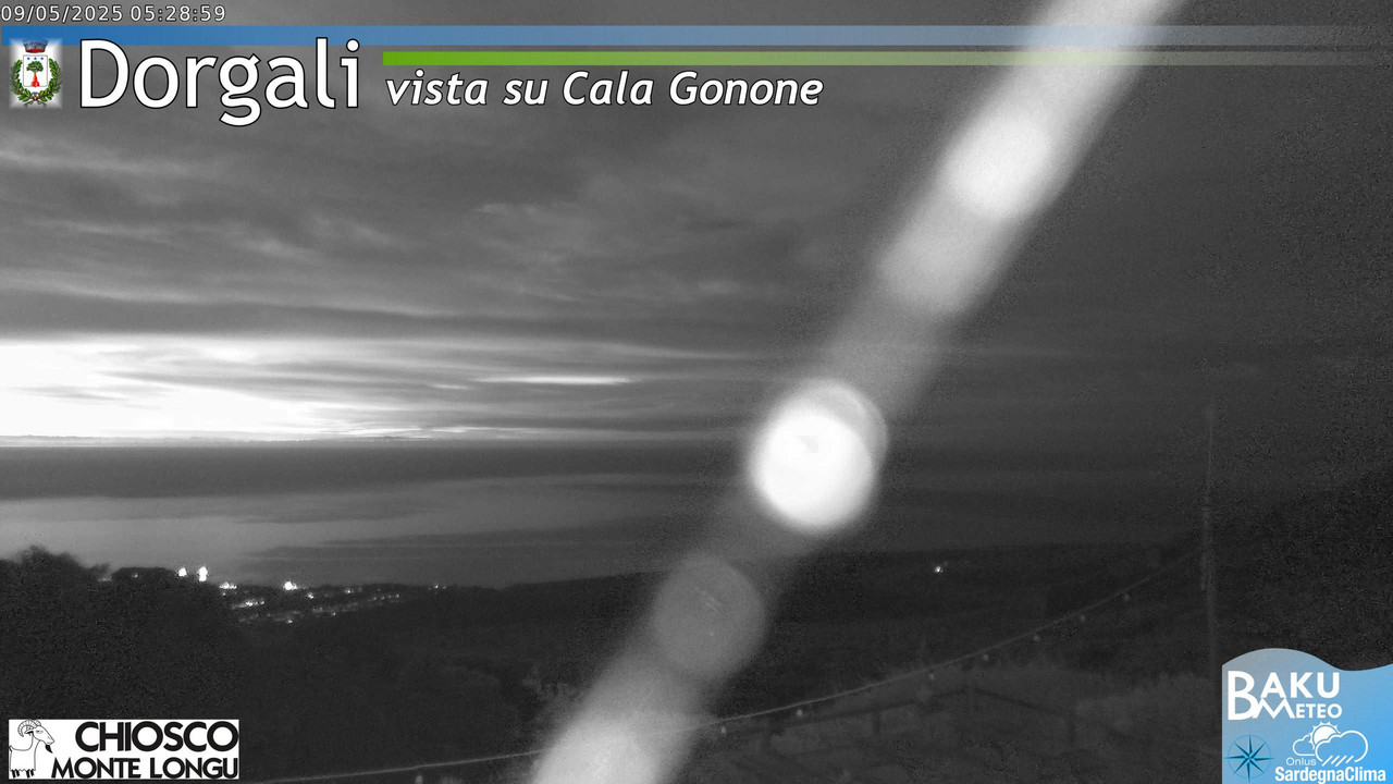 time-lapse frame, Monte Longu webcam