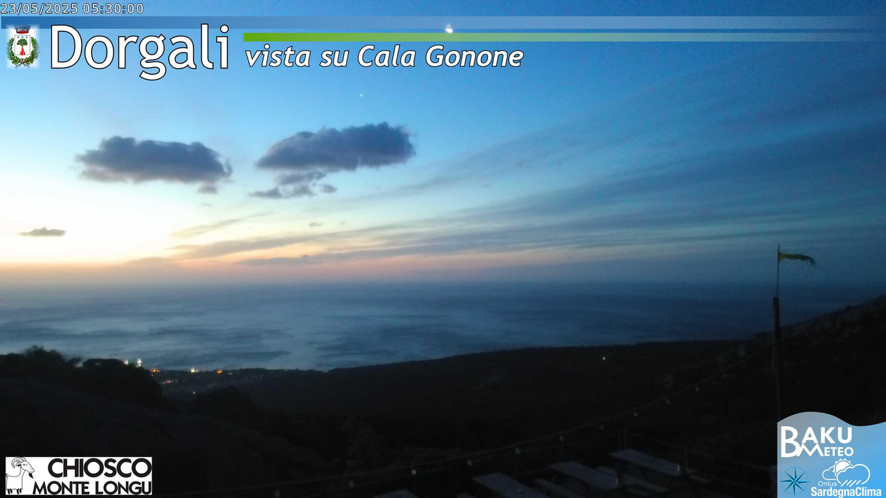 time-lapse frame, Monte Longu webcam