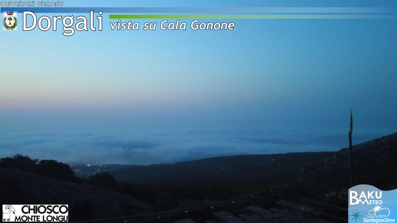 time-lapse frame, Monte Longu webcam