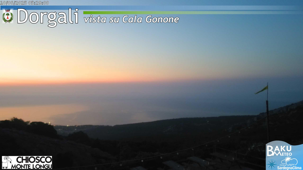 time-lapse frame, Monte Longu webcam