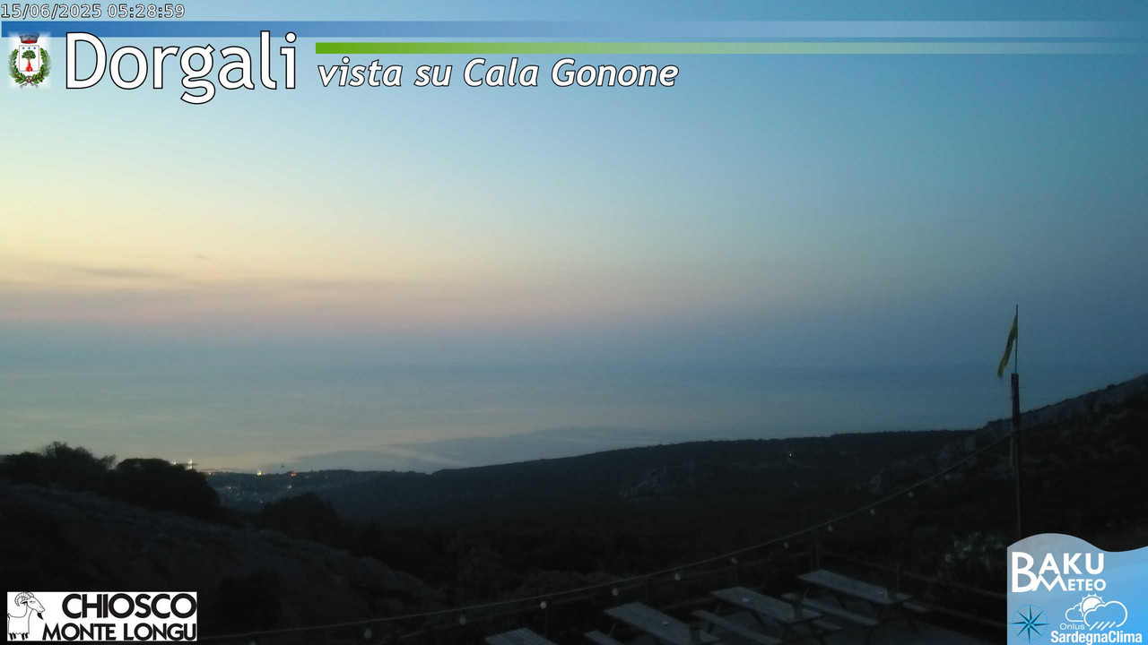 time-lapse frame, Monte Longu webcam