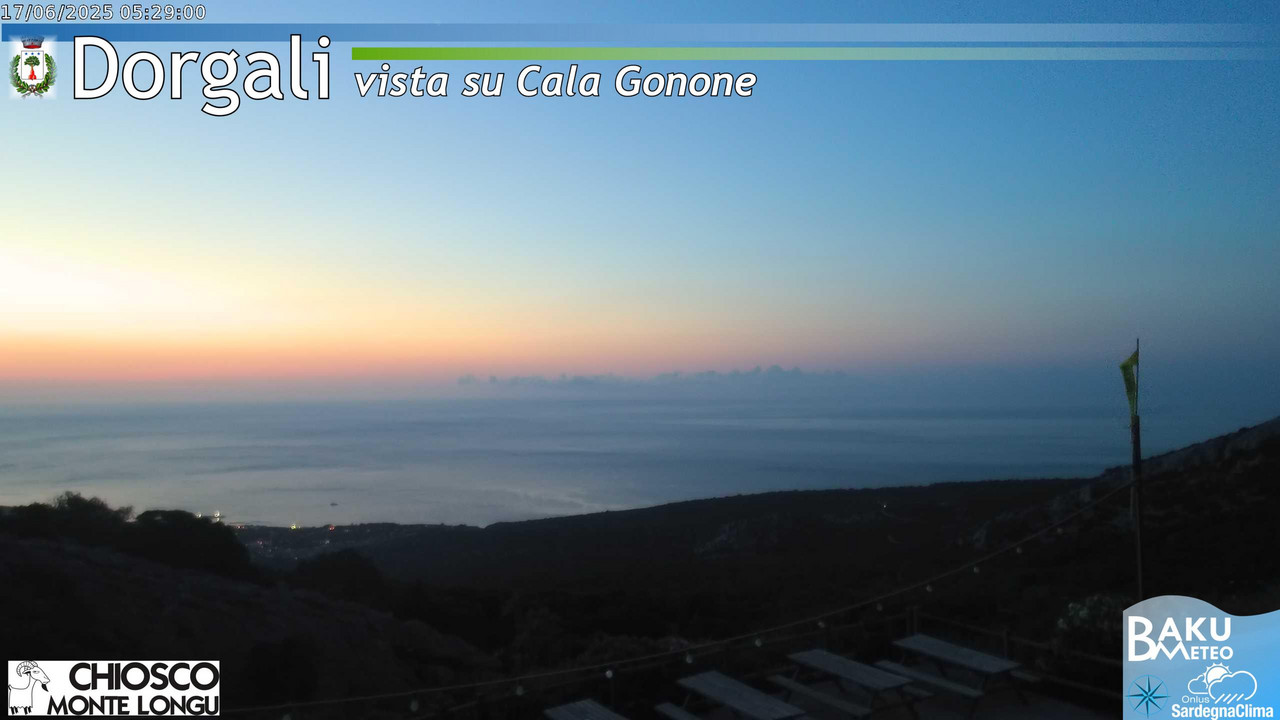 time-lapse frame, Monte Longu webcam