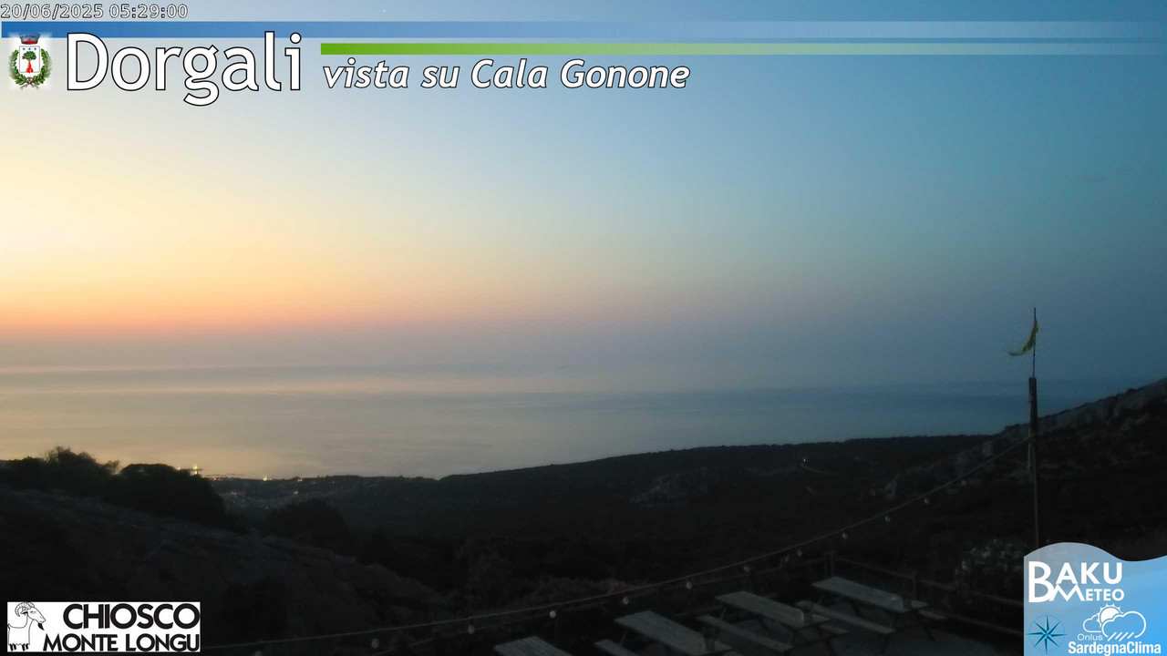 time-lapse frame, Monte Longu webcam