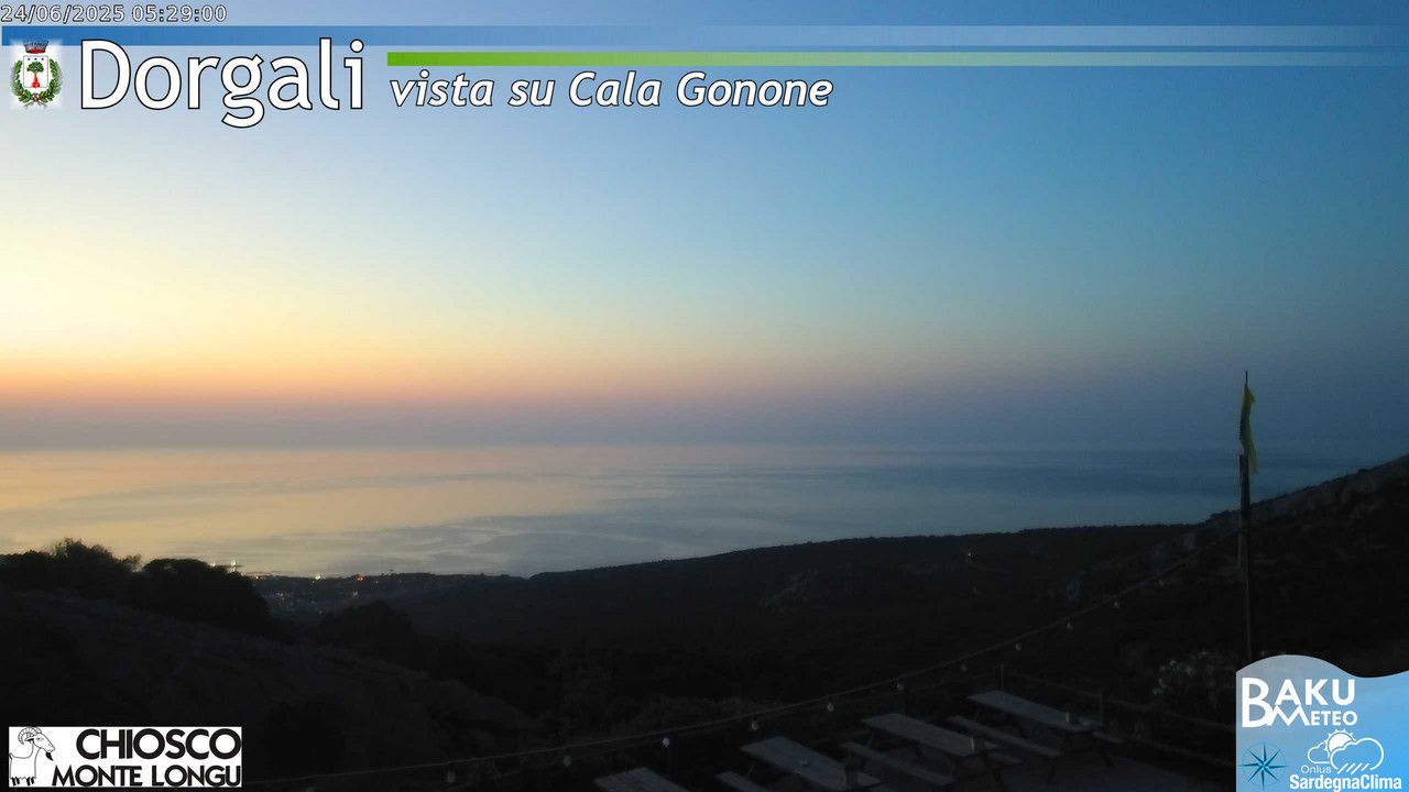 time-lapse frame, Monte Longu webcam