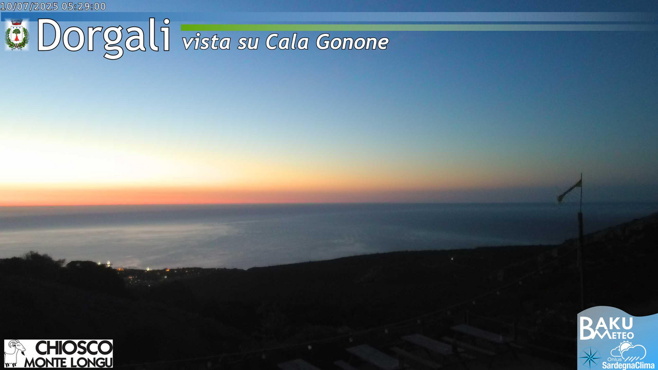 time-lapse frame, Monte Longu webcam