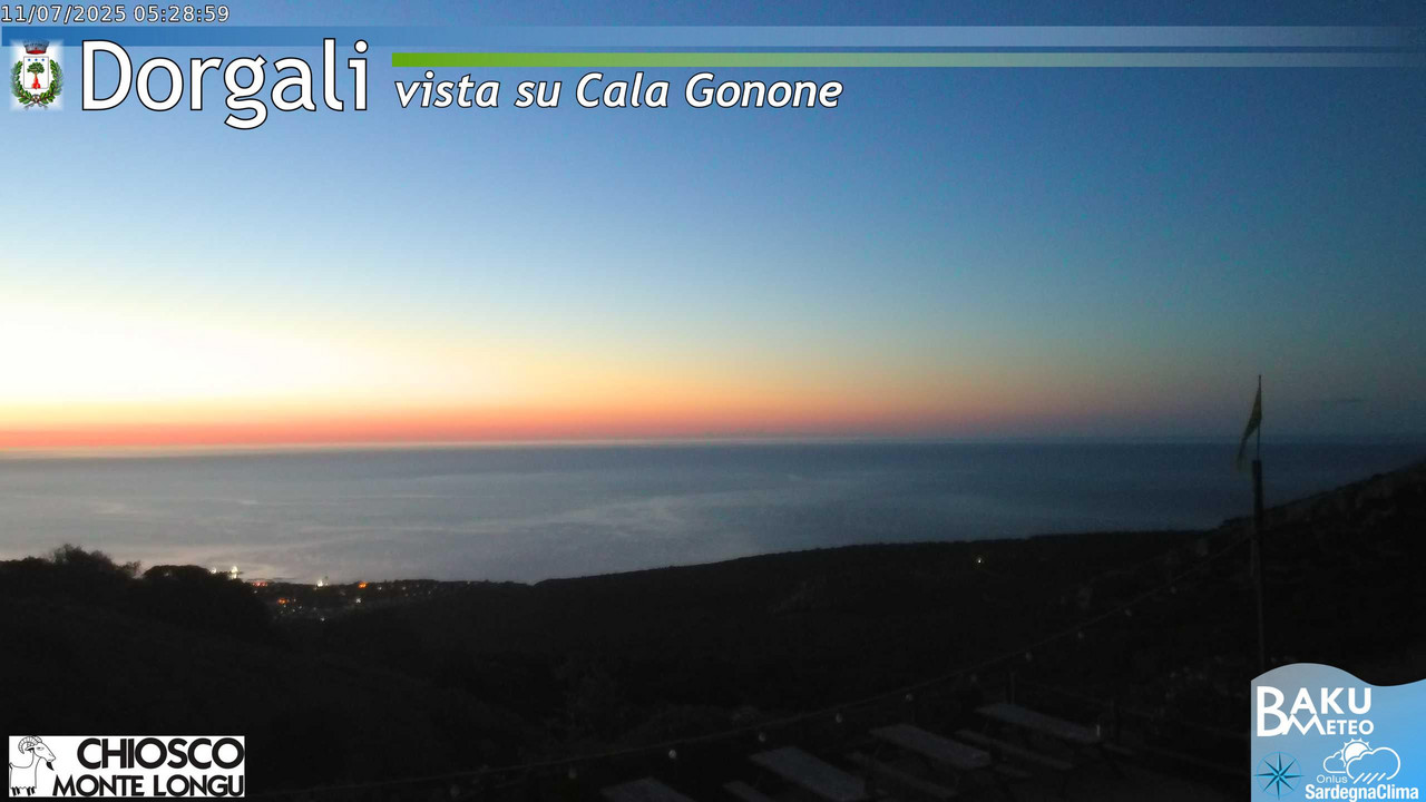 time-lapse frame, Monte Longu webcam