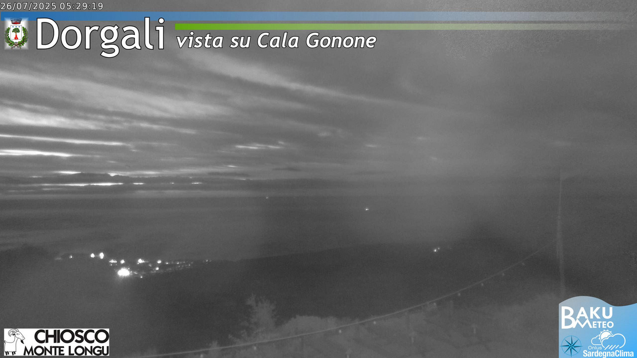 time-lapse frame, Monte Longu webcam