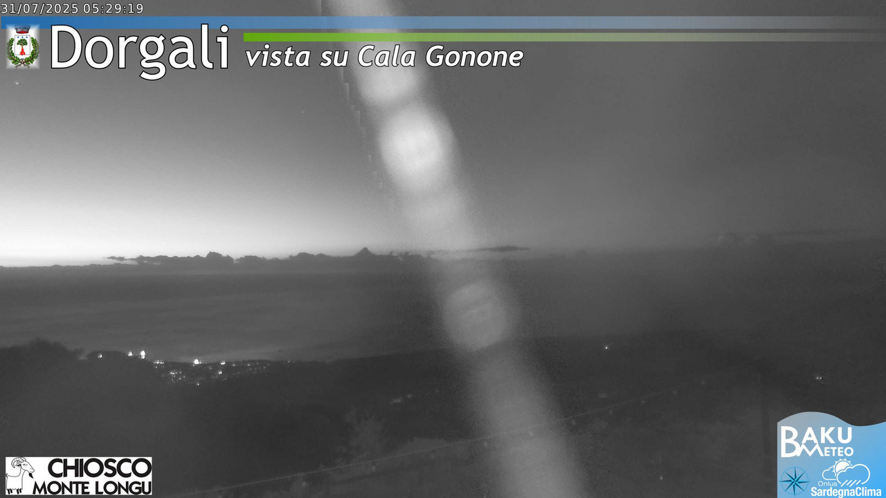 time-lapse frame, Monte Longu webcam