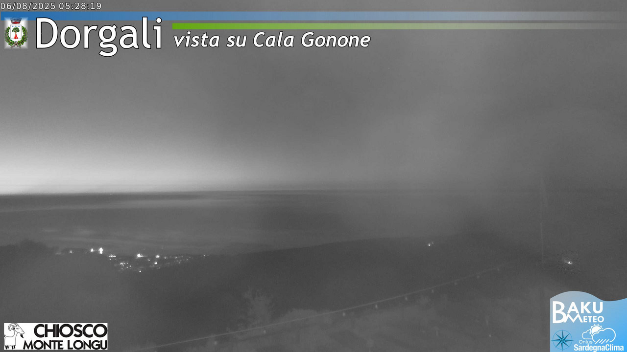 time-lapse frame, Monte Longu webcam