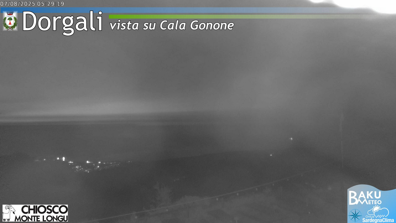 time-lapse frame, Monte Longu webcam