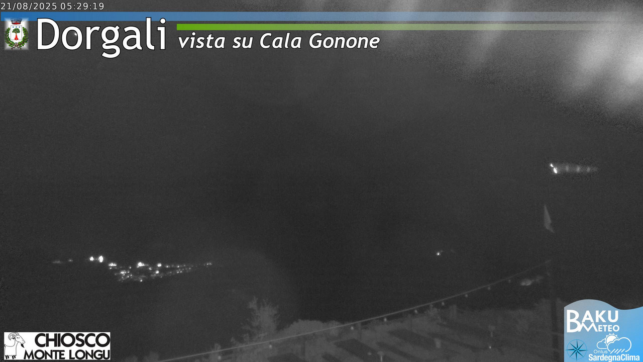 time-lapse frame, Monte Longu webcam