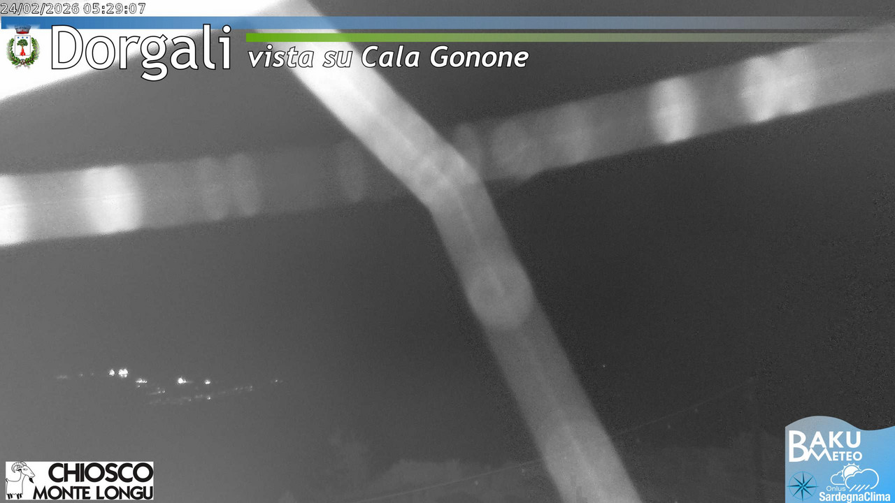 time-lapse frame, Monte Longu webcam