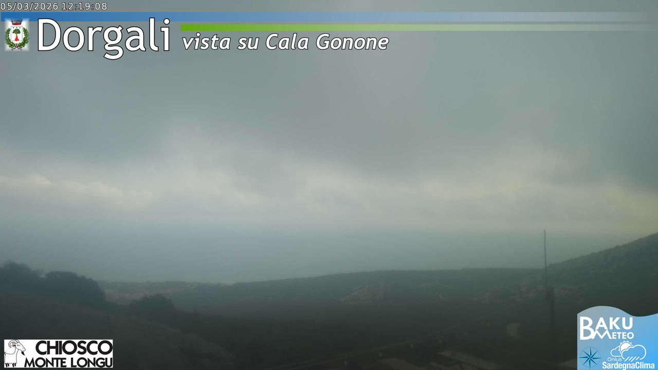 time-lapse frame, Monte Longu webcam