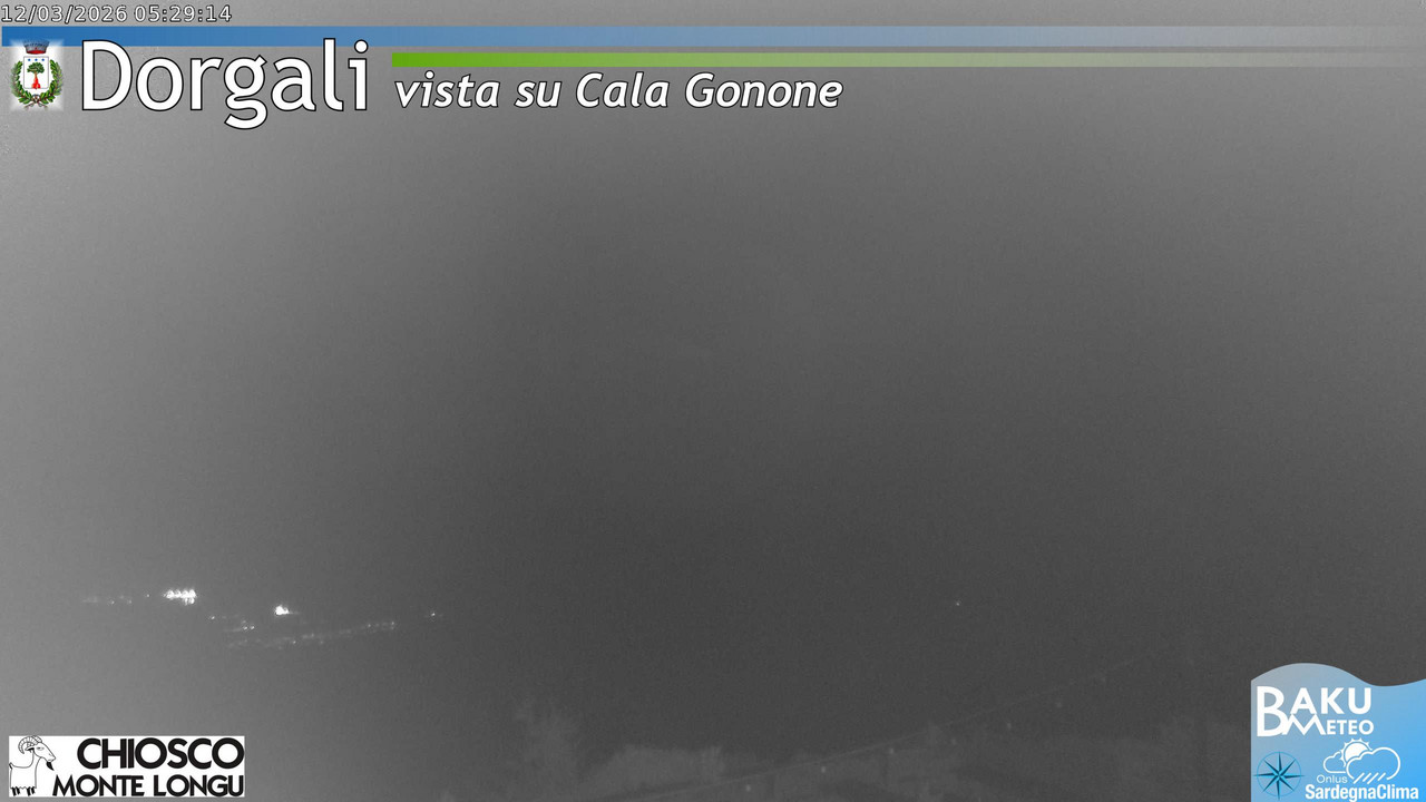 time-lapse frame, Monte Longu webcam