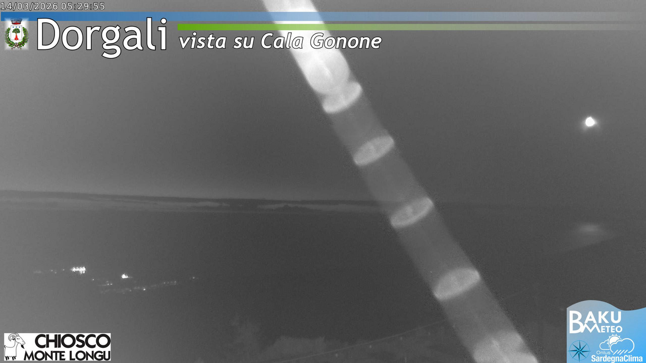 time-lapse frame, Monte Longu webcam