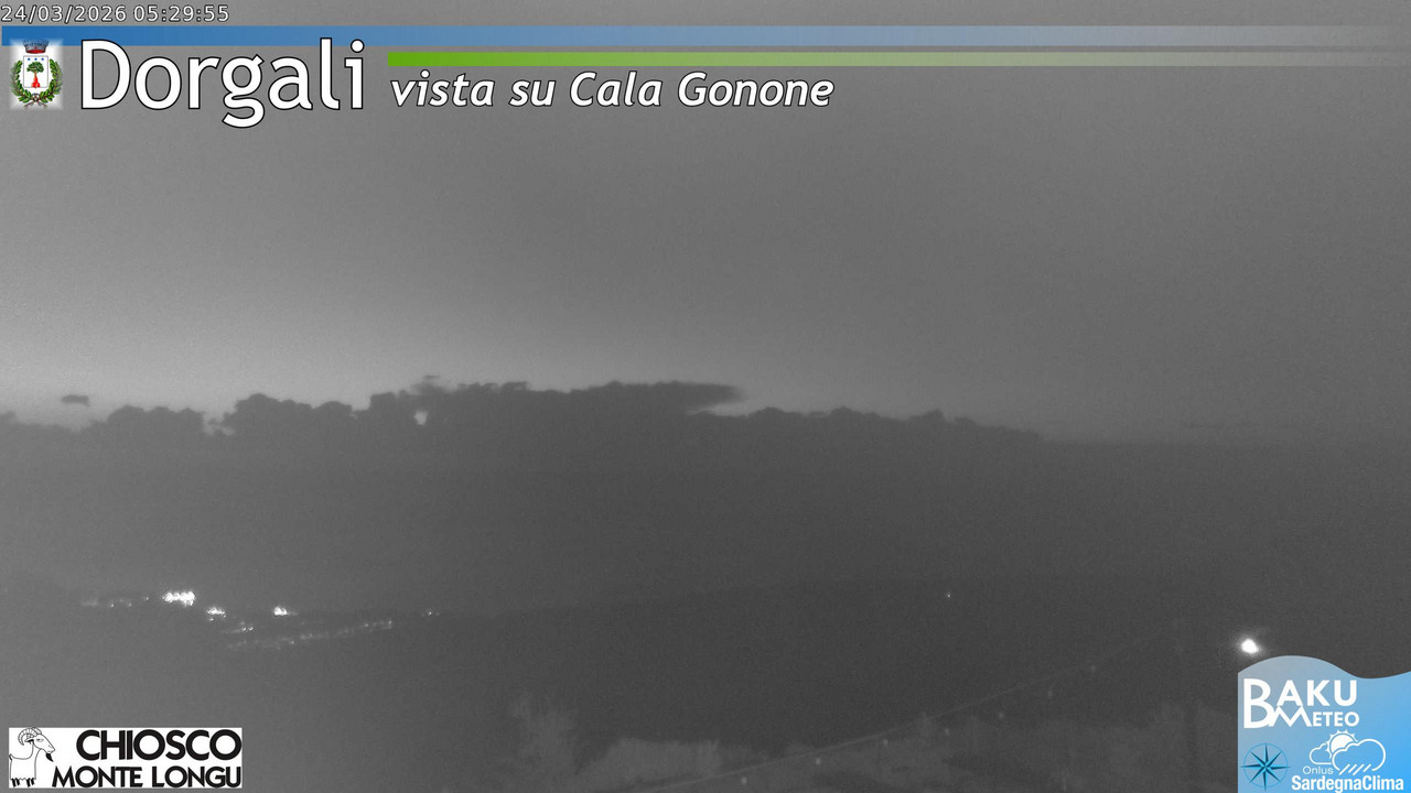 time-lapse frame, Monte Longu webcam