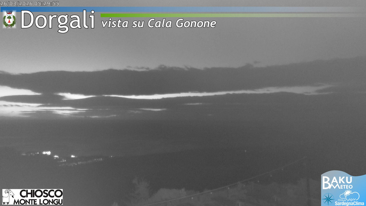 time-lapse frame, Monte Longu webcam