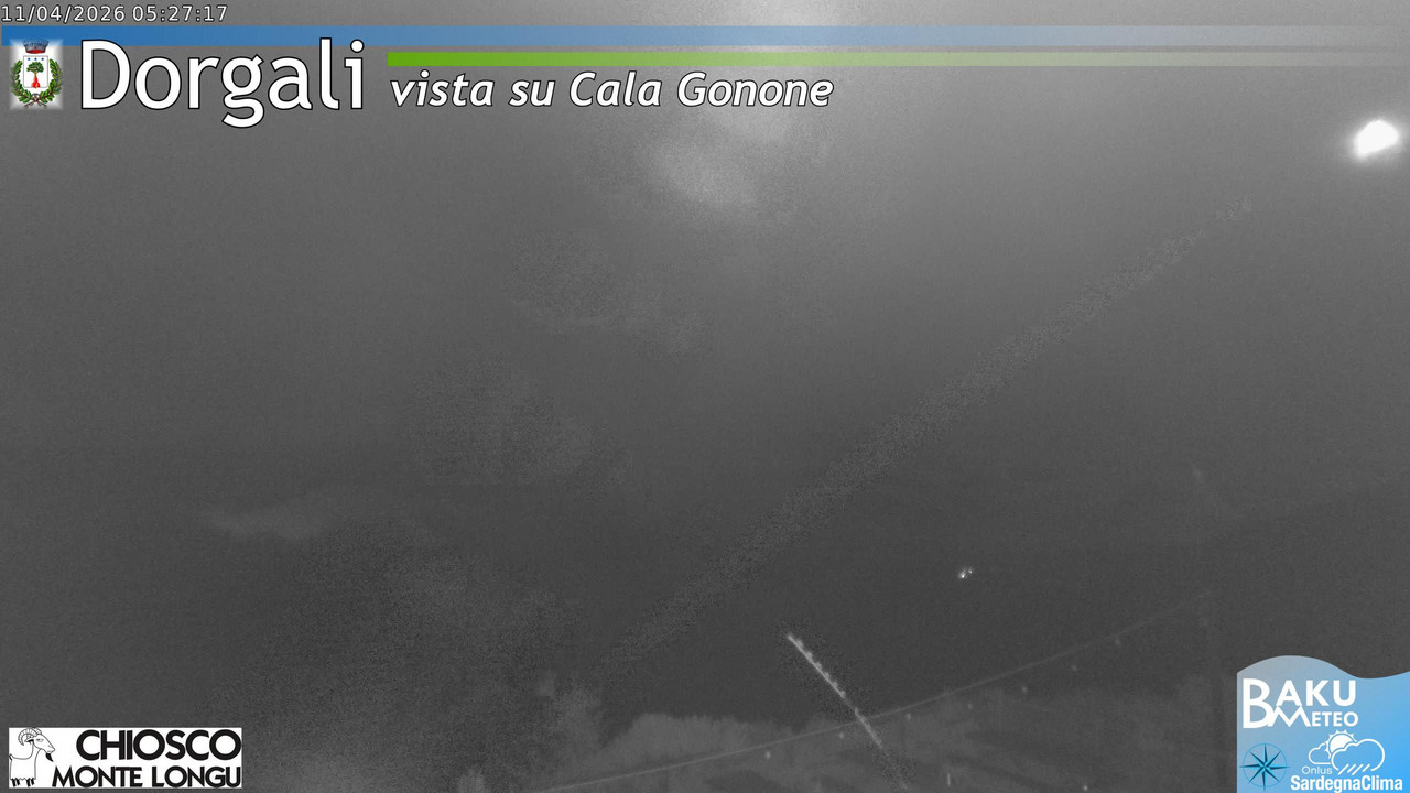 time-lapse frame, Monte Longu webcam