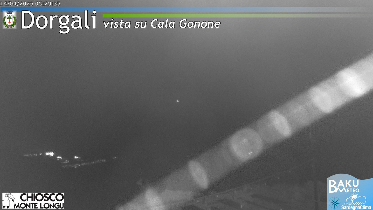 time-lapse frame, Monte Longu webcam