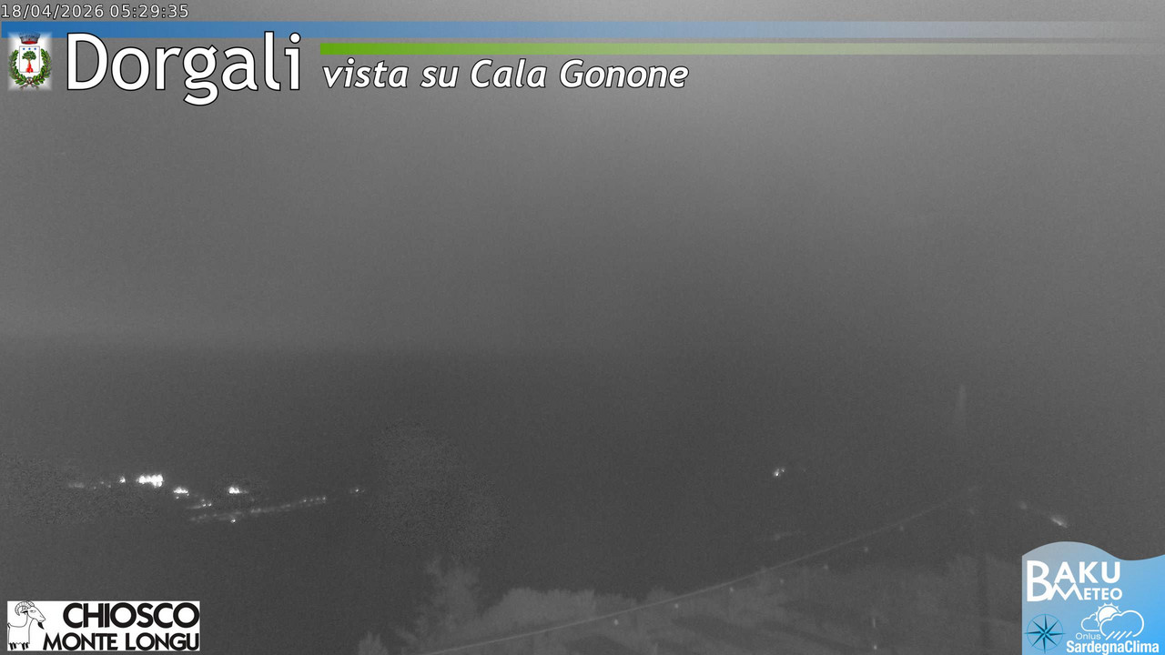 time-lapse frame, Monte Longu webcam