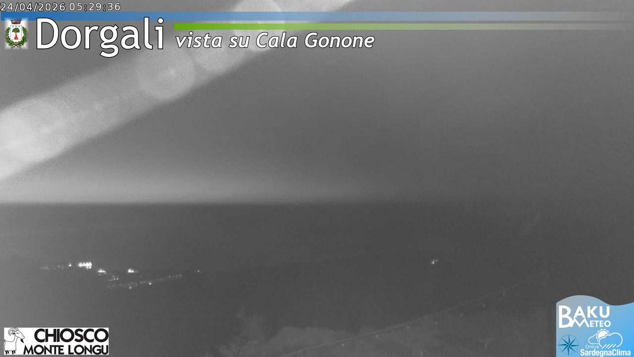time-lapse frame, Monte Longu webcam