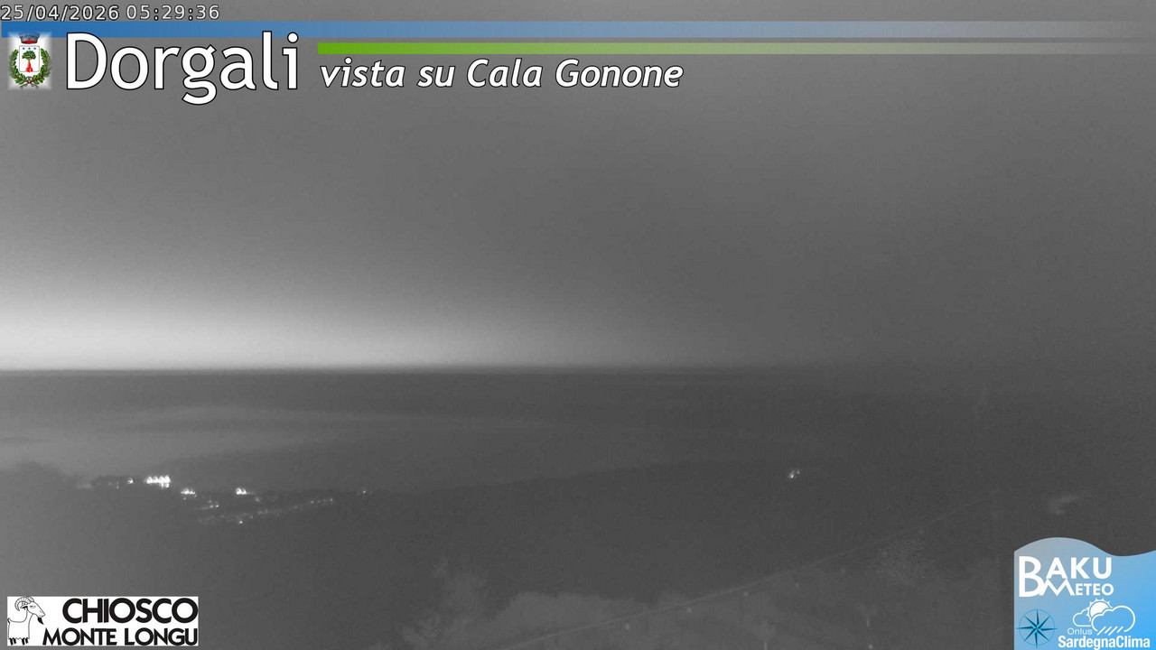 time-lapse frame, Monte Longu webcam