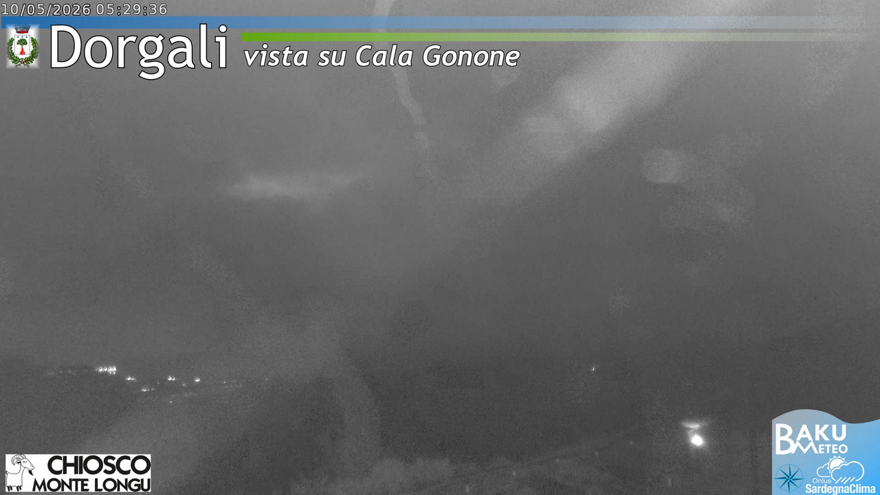 time-lapse frame, Monte Longu webcam