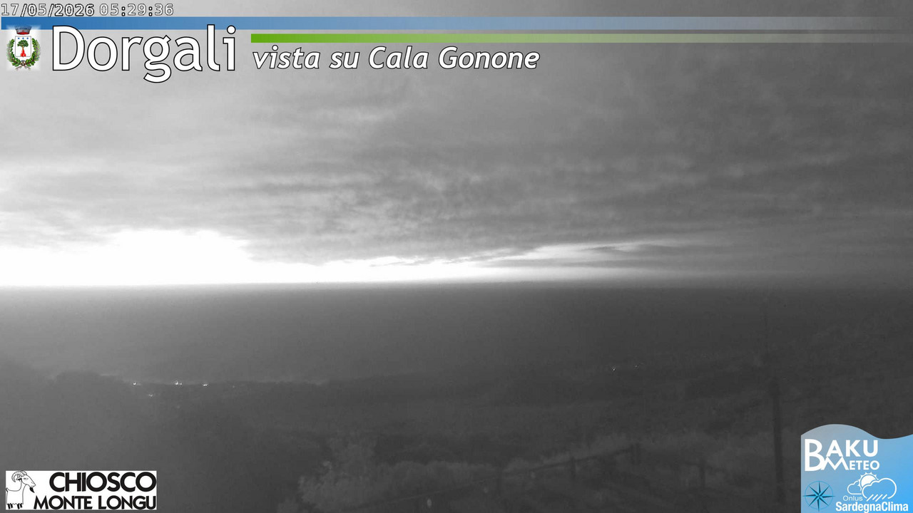 time-lapse frame, Monte Longu webcam