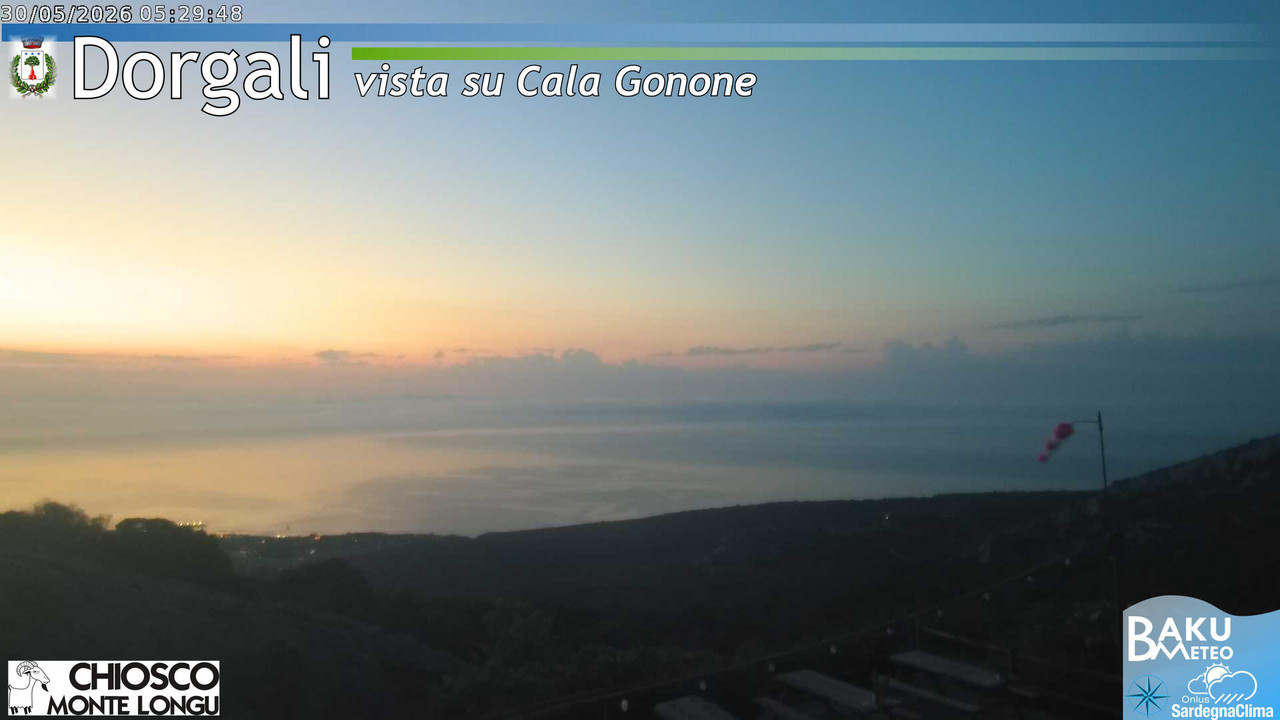 time-lapse frame, Monte Longu webcam