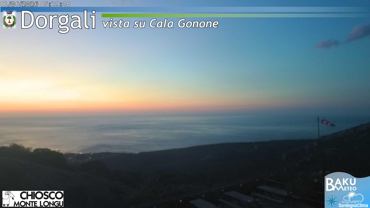 time-lapse frame, Monte Longu webcam