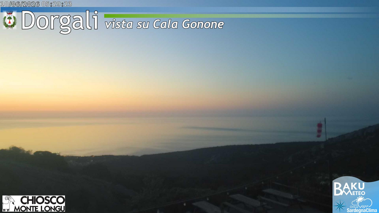time-lapse frame, Monte Longu webcam