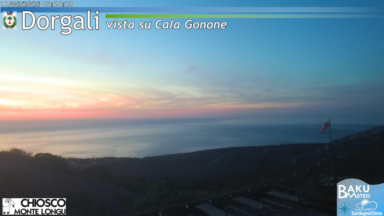 time-lapse frame, Monte Longu webcam