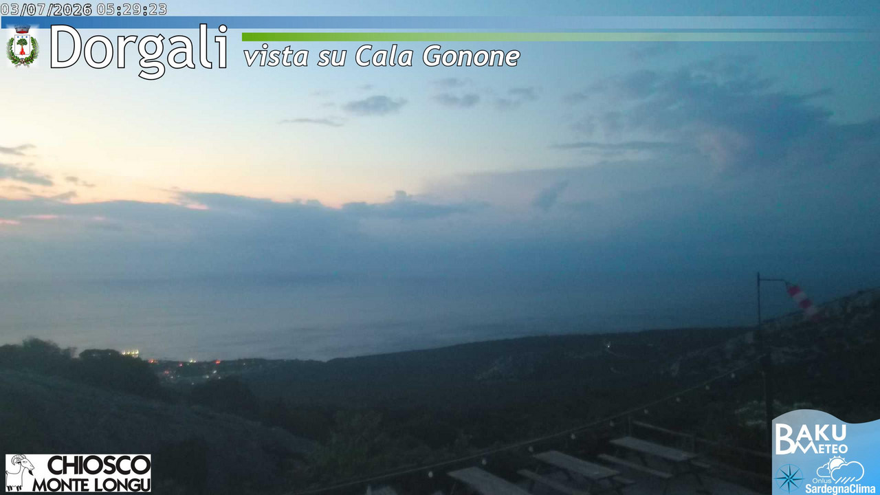 time-lapse frame, Monte Longu webcam
