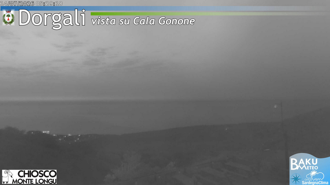time-lapse frame, Monte Longu webcam