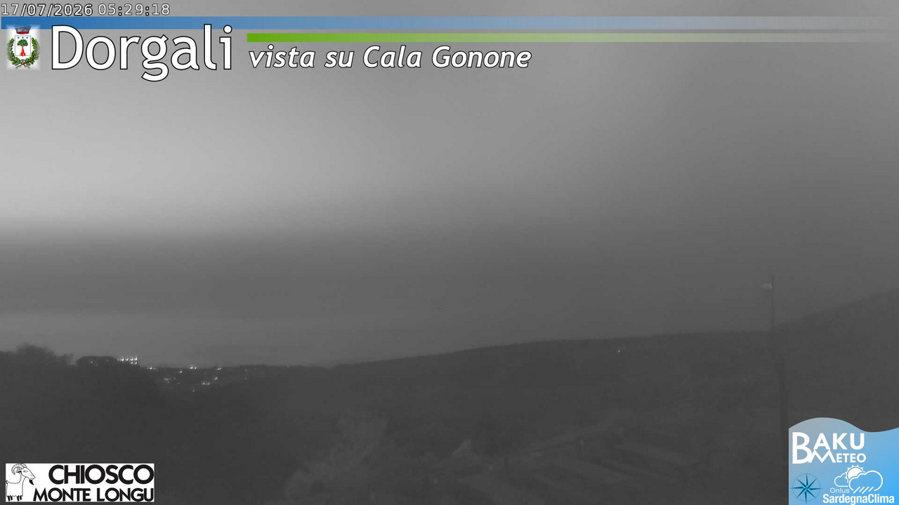 time-lapse frame, Monte Longu webcam