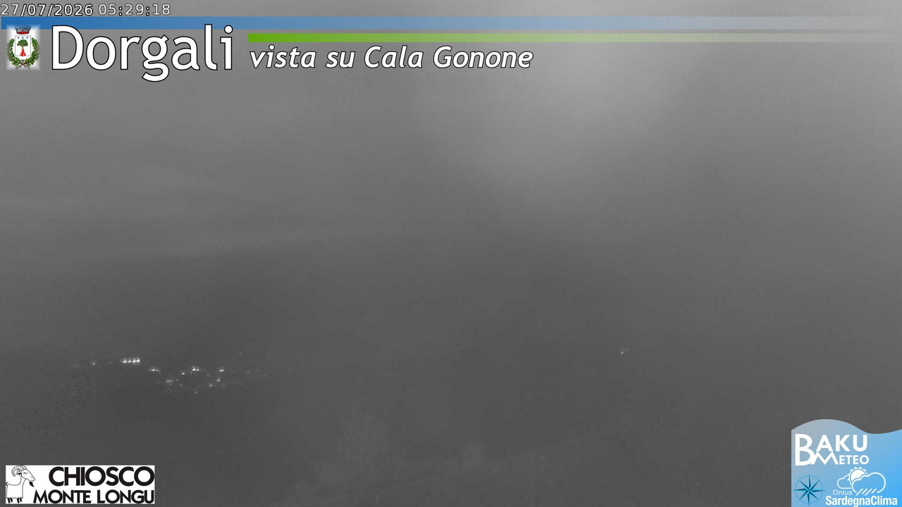 time-lapse frame, Monte Longu webcam
