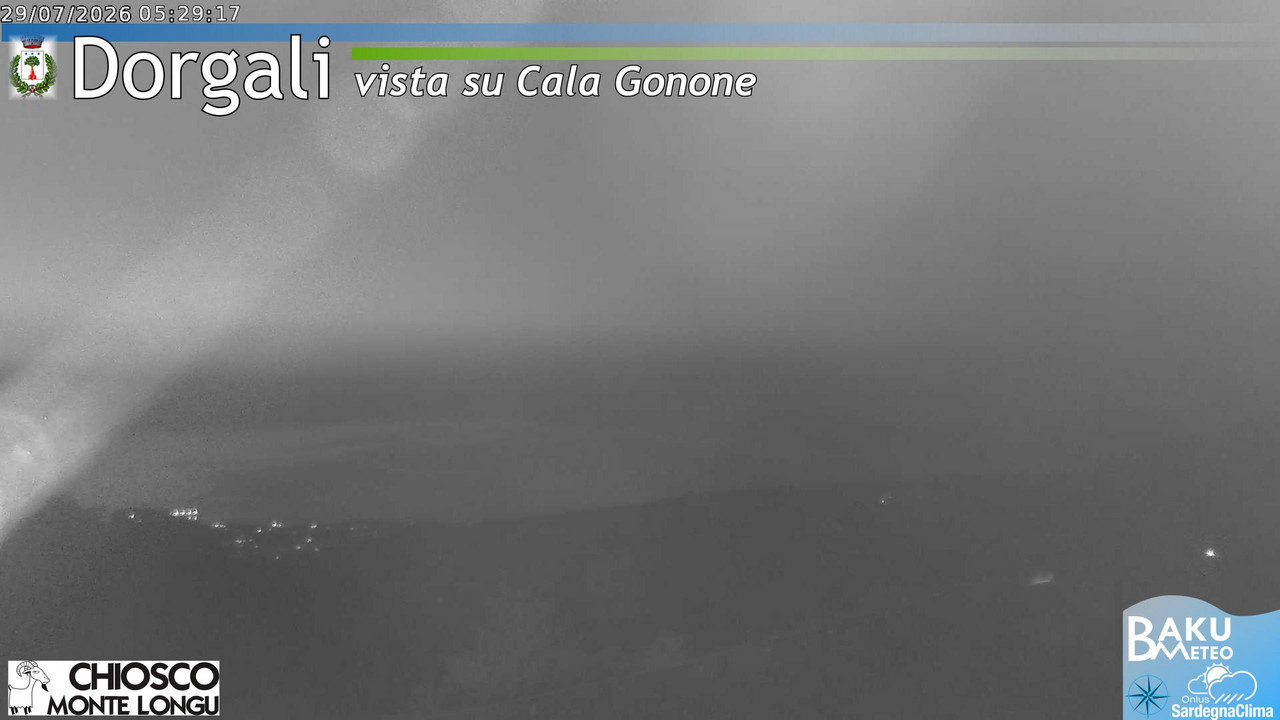 time-lapse frame, Monte Longu webcam