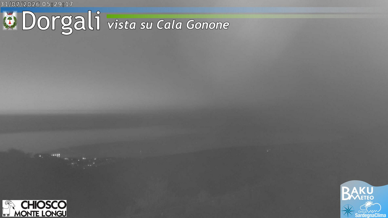 time-lapse frame, Monte Longu webcam