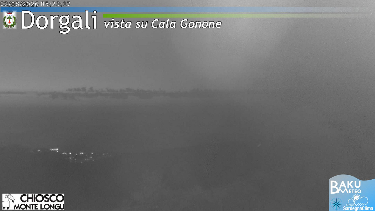 time-lapse frame, Monte Longu webcam