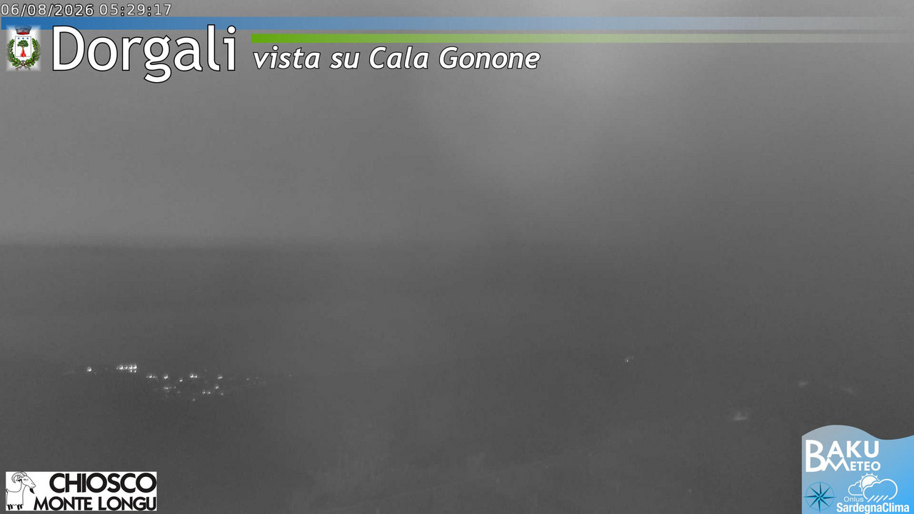 time-lapse frame, Monte Longu webcam