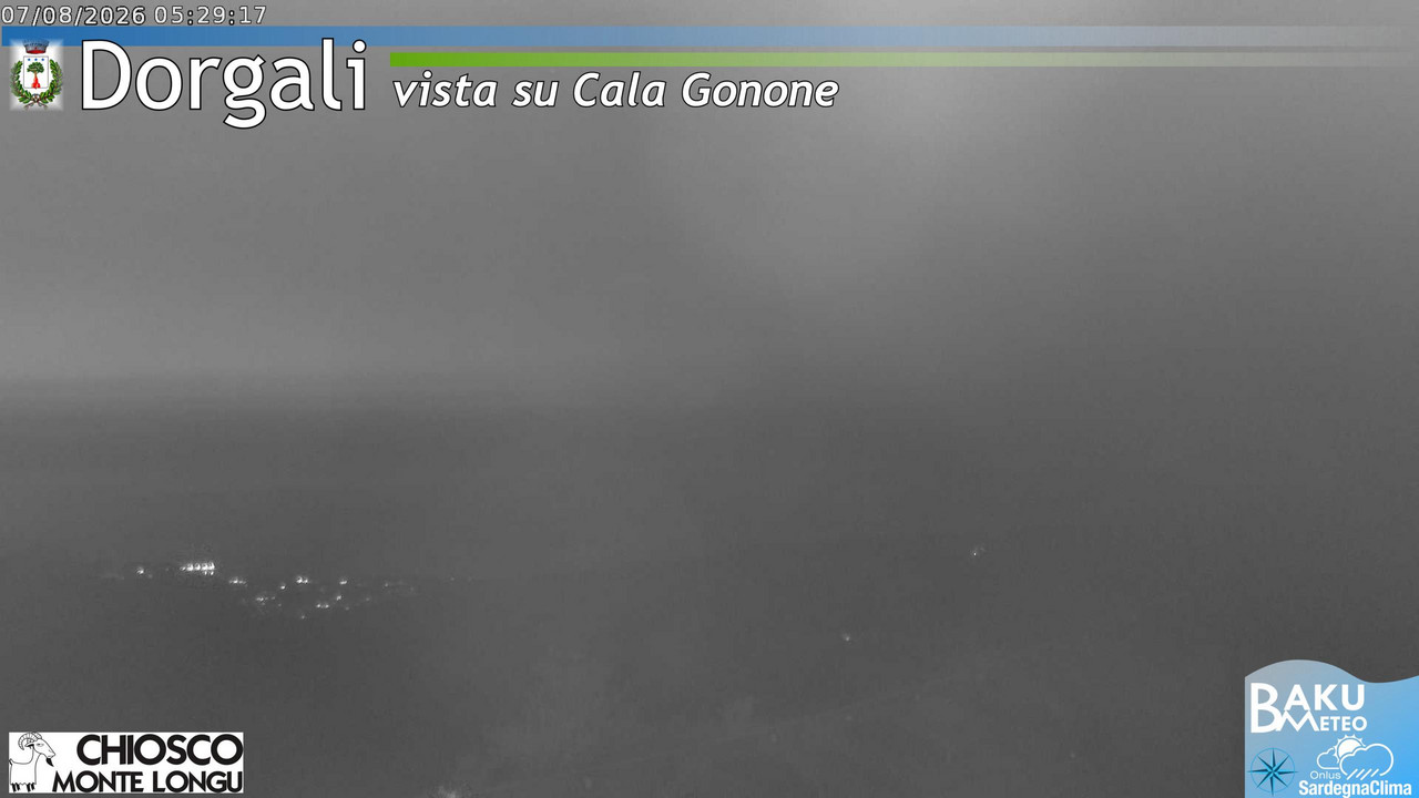 time-lapse frame, Monte Longu webcam