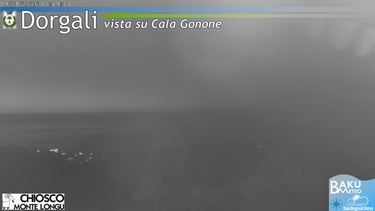 time-lapse frame, Monte Longu webcam