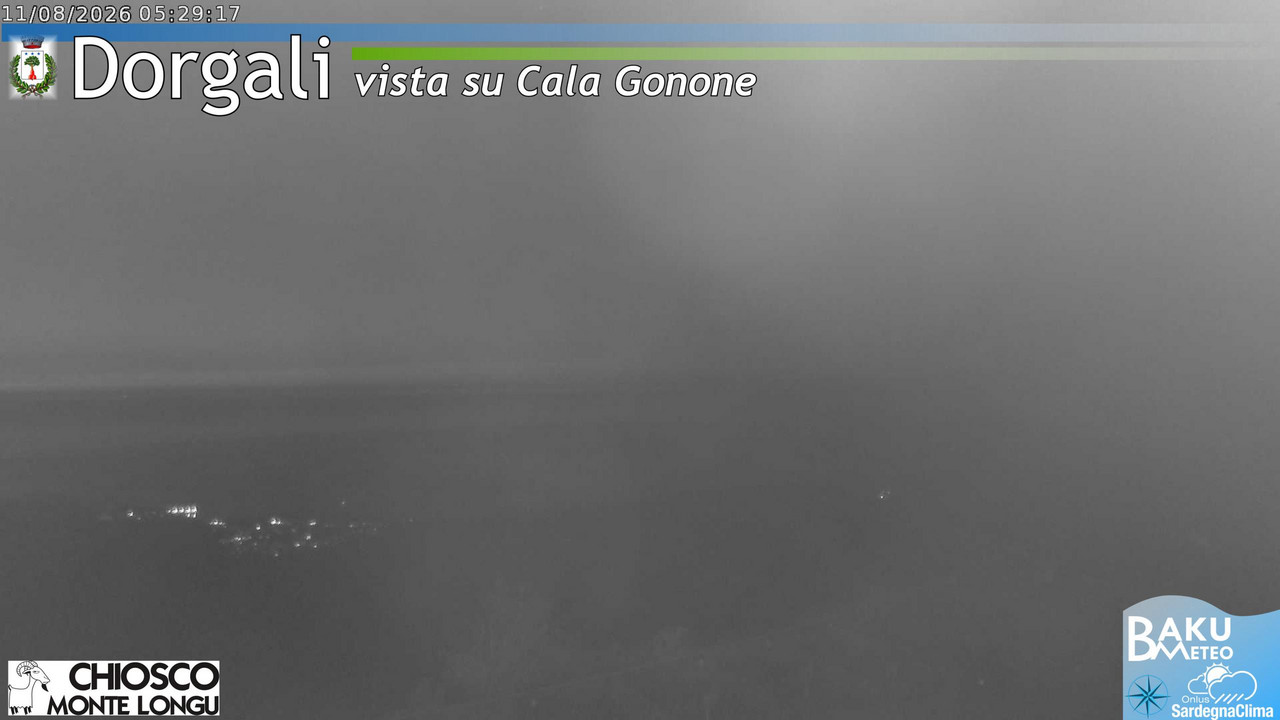 time-lapse frame, Monte Longu webcam