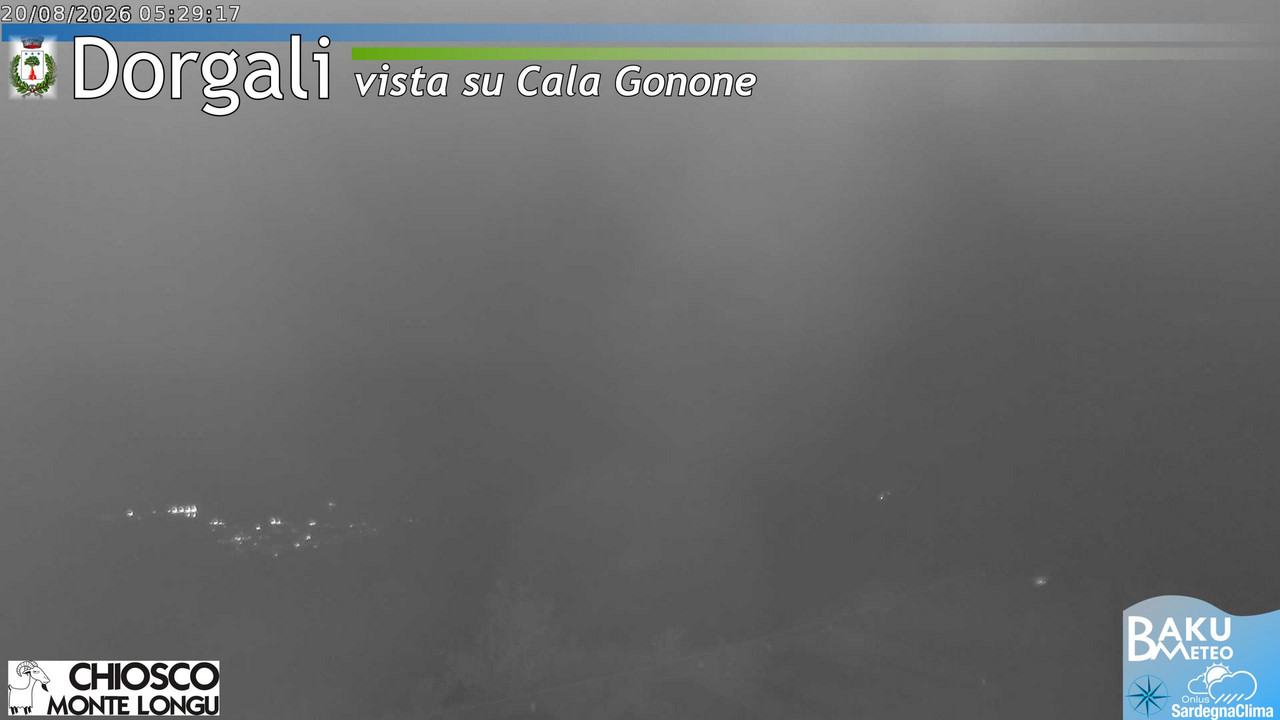 time-lapse frame, Monte Longu webcam