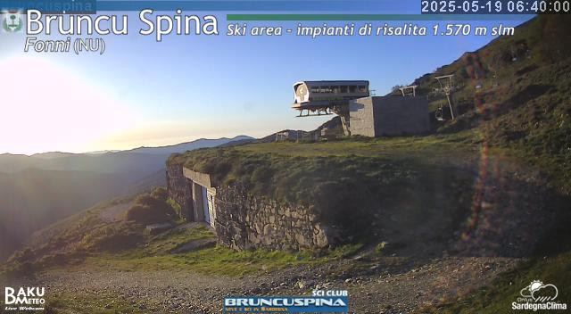 time-lapse frame, Bruncu Spina webcam